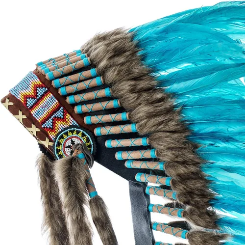Vista 35 de Novum Crafts Tocado de plumas Inspirado en indios nativos americanos Elige