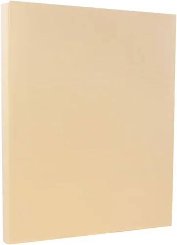 Vista 24 de JAM PAPER Vellum Bristol Cartulina de 65 lb - 8.5 x 11 Coverstock - 147 gsm - Azul - 50 Hojas/Paquete