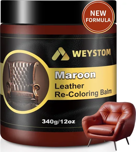 Vista 8 de Bálsamo de recoloración de cuero, kit de reparación de cuero beige para muebles, tinte de cuero y pintura para recolorear, restaurar y reparar cuero