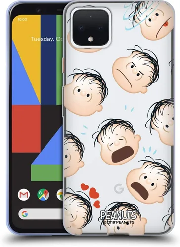 Vista 53 de Head Case Designs Funda de gel con licencia oficial de Peanuts Charlie Brown [protección de grado militar] compatible con Google Pixel 4