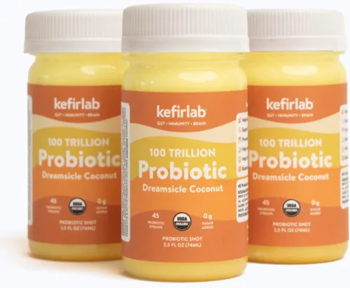 Vista 8 de KefirLab Probióticos 100T CFU - 36 cepas - Vegano y orgánico - Apoya la digestión, el sistema inmunológico, la salud del cerebro, el estado de ánimo