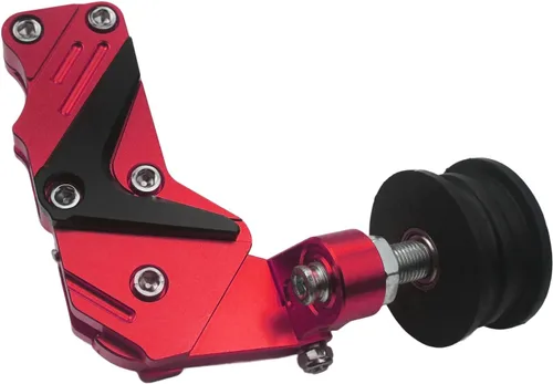 Vista 8 de Tensor de cadena ajustador universal de aluminio, regulador automático de cadena para motocicleta Motocross, bicicleta de cross, bicicleta de hoyo