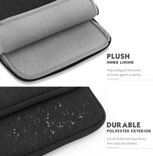 Vista 3 de MoKo Bolsa de Transporte para Tablet de 8-9 Pulgadas con Bolsillos de Almacenamiento Compatible con Nuevo iPad mini (A17 Pro) 8.3" 2024, iPad mini