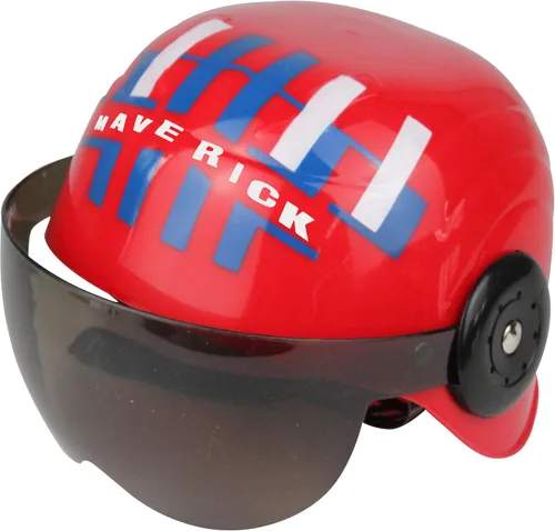 Vista 2 de Casco de piloto de combate de la Fuerza Aérea para niños, accesorio de disfraz de Maverick