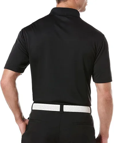 Vista 2 de PGA TOUR Airflux - Polo de golf de manga corta de malla sólida para hombre (talla S-4X)