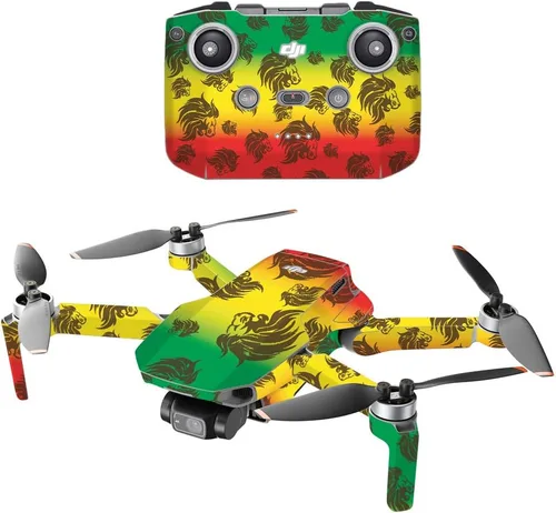 Vista 5 de MightySkins Compatible con DJI Mini 2 Dron portátil – Nubes de caramelo Funda protectora de vinilo duradera y única Fácil de aplicar, quitar