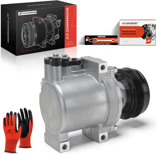 Vista 10 de A-Premium Compresor de aire acondicionado de CA con embrague compatible con Subaru Outback 2.5L 2005-2009, Legacy 2.5L 2005-2009, Impreza 2.5L