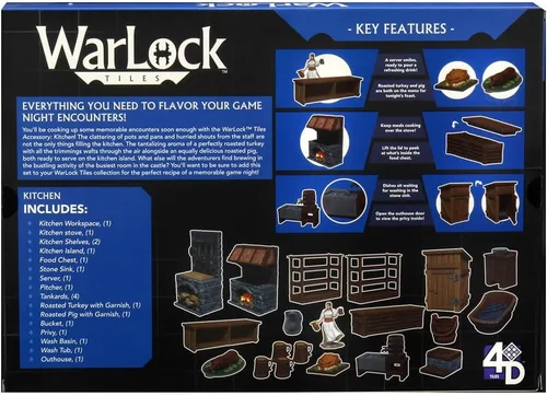 Vista 2 de WizKids Warlock Tiles: Accesorio – Cocina