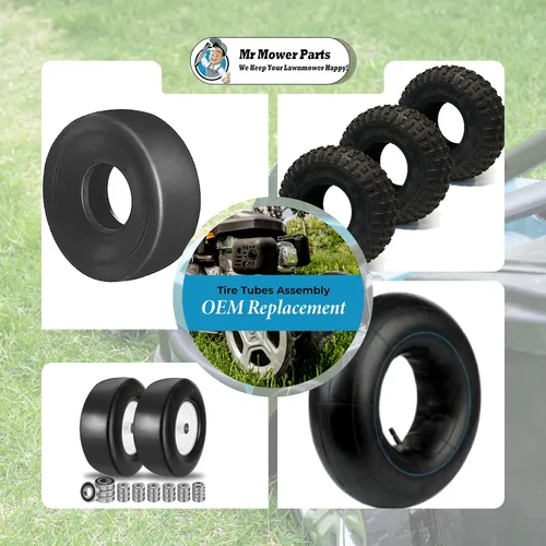 Vista 2 de Mr Mower Parts Neumático 23X1050X12 (23X10.50X12) Turf Saver Tread 4 Ply Tubeless Carlisle 511121
