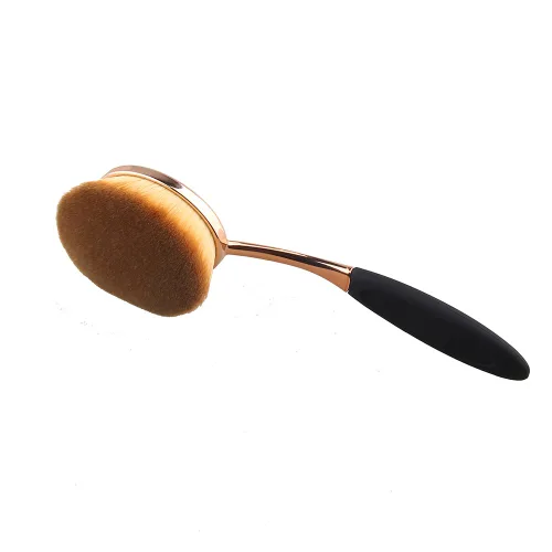 Vista 5 de Yoseng - Brocha ovalada para maquillaje, cepillo de base grande, cepillos de maquillaje, aplicación rápida y sin defectos de base líquida, crema
