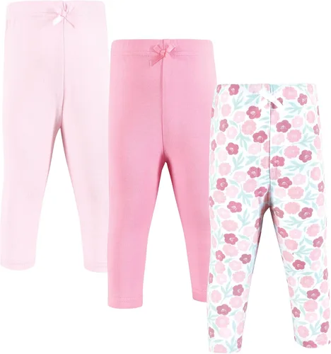 Vista 45 de Hudson Baby - Pantalones y leggings unisex de algodón para bebé 2-Rosa Negro