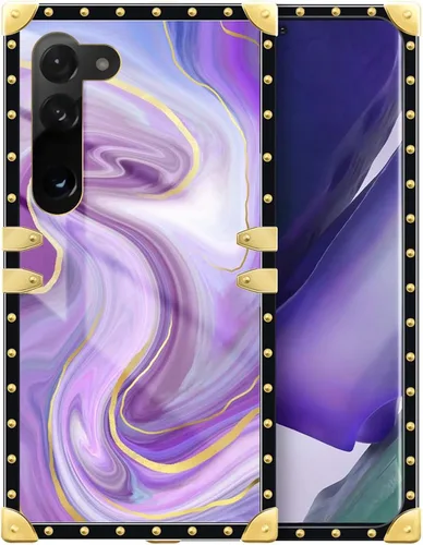 Vista 153 de Funda compatible con Samsung Galaxy S10 4G, TPU suave de lujo y parte trasera de policarbonato duro para niñas y mujeres, funda protectora a prueba