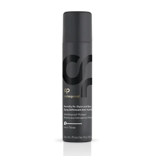 Vista 2 de Colorproof Humidity Rx Style Lock Spray para el cabello, 5 onzas líquidas, laca para el cabello sin sulfato con aroma a madera de coco