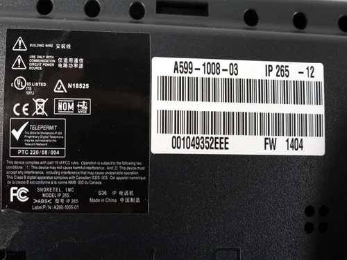 Vista 6 de ShoreTel 265 Teléfono IP Negro (renovado)