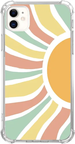 Vista 6 de Funda de teléfono con diseño de collage de mariposas estética, compatible con iPhone 11, diseño de hadas y naturaleza. Funda de collage