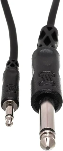 Vista 3 de Hosa cable CMP-303 cable 3,5 mm a 14" TS, Negro