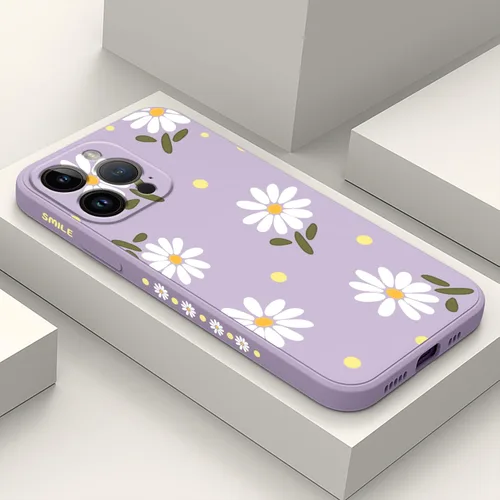 Vista 14 de LEECG Funda para iPhone 14 con Patrón de Flores de Mariposa de Astronauta, Forro de Microfibra Suave Anti-Rayones en el Interior, Cubierta