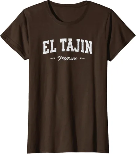 Vista 23 de Camiseta de recuerdo deportivo El Tajin Mexico, Negro