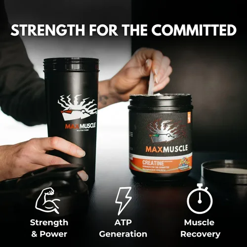 Vista 2 de Max Muscle Creatine Rainbow Candy Flavor for Muscle Growth, Increased Strength, Enhanced Energy Output, Boost Endurance, Maximum Absorption and