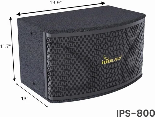 Vista 7 de Sistema de karaoke de 6000 W con amplificador de mezcla Bluetooth, altavoces Super Bass de 1500 W y micrófonos inalámbricos duales premium