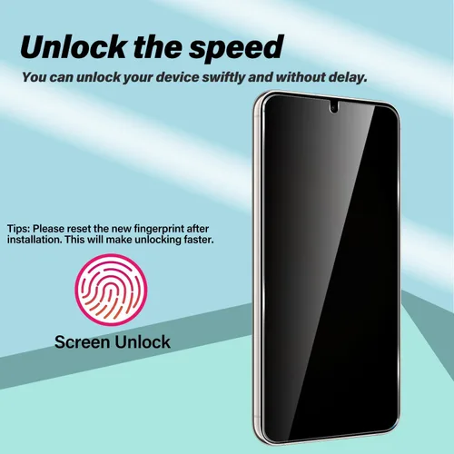 Vista 5 de BIGFACE Protector de pantalla de vidrio templado con privacidad para Galaxy S23 + protector de lente de cámara [2 + 2 unidades] [antiarañazos]