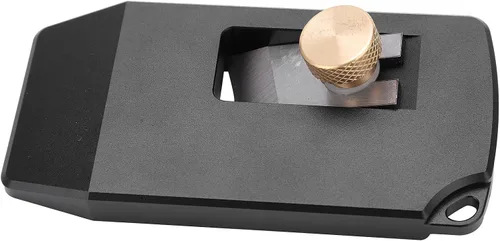Vista 2 de Recortadora manual, cepilladora de madera ajustable para carpintería con cuchilla de acero de alta dureza, raspador de rebabas de chaflán para chapa
