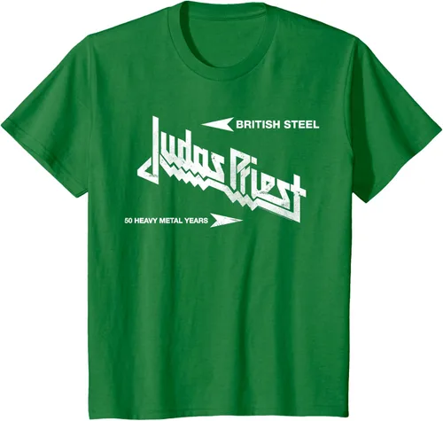 Vista 29 de Judas Priest Camiseta British Steel Negro