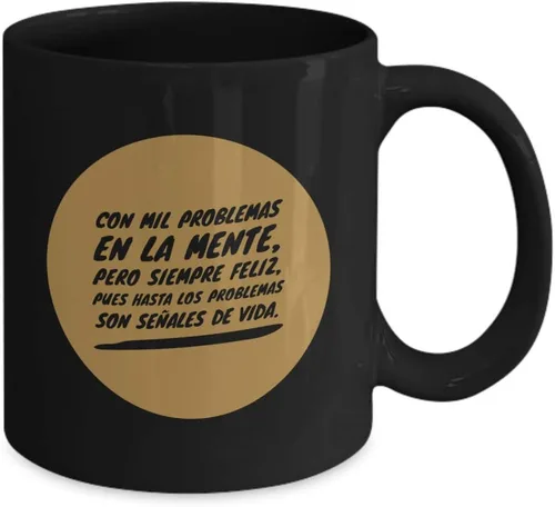 Vista 2 de Taza Café MENTE, taza de café divertidas, tazas personalizadas, taza de café inspiradoras, taza con mensajes positivos.