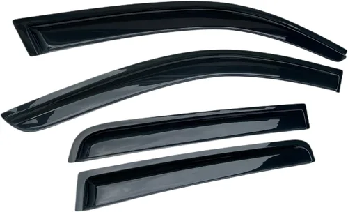 Vista 4 de Deflector de viento para ventana lateral impermeable 94043, 4 piezas de repuesto protector contra la lluvia, visera de ventana para Toyota Avalon