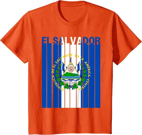 Vista 29 de Camiseta con la bandera de El Salvador