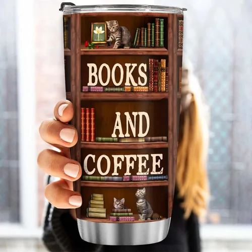 Vista 62 de T40413 - Taza personalizada para amantes de los libros, taza de café con texto en inglés "Just A Girl Loves Book", regalo para mujeres y niñas