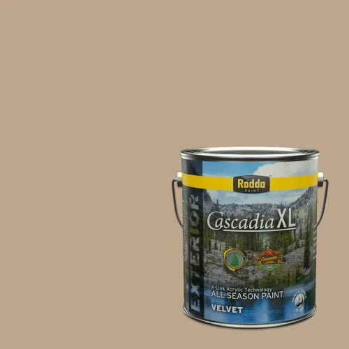Vista 147 de Rodda Paint CASCADIA XL Pintura e imprimación satinada para exteriores en uno, cuarto de galón, azul playa norte