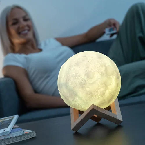 Vista 2 de Lámpara LED Recargable Luna Moondy InnovaGoods