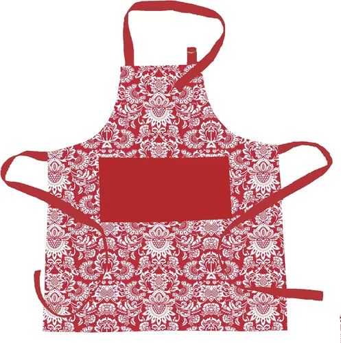Vista 8 de Delantal, bosque de Navidad, delantal 100% algodón con correa ajustable para el cuello y lazos y bolsillo extralargos, tamaño 28 x 32 pulgadas.