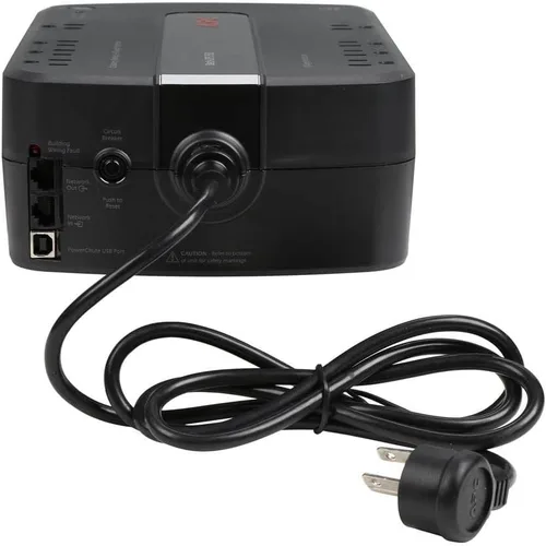 Vista 4 de APC UPS Batería de respaldo para computadora, BE550G Protector contra sobretensiones con respaldo de batería, Protección de línea de datos