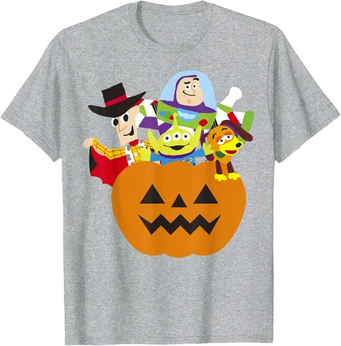 Vista 7 de Disney Pixar Toy Story - Camiseta de calabaza de Halloween, Negro