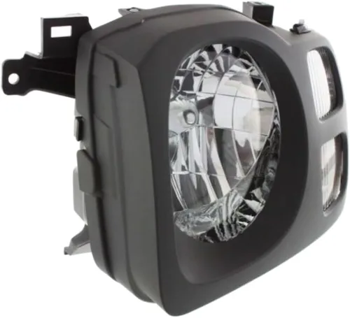 Vista 7 de EPIC LIGHTING Faros delanteros halógenos estilo OE color gris oscuro, repuesto para NISSAN 02-04 NISSAN XTERRA XE