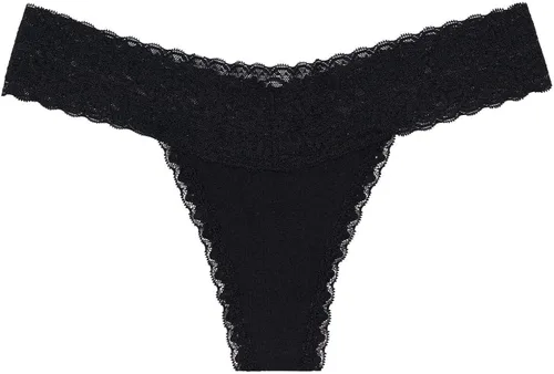 Vista 6 de LiotXecd WomensThongsLaceThongPlusSizePantiesRetro Cotton low riseUnderwearSexyTangas Colors May Vary