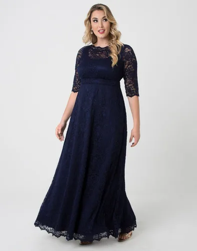 Vista 4 de Kiyonna Vestido de encaje Leona talla grande para mujer