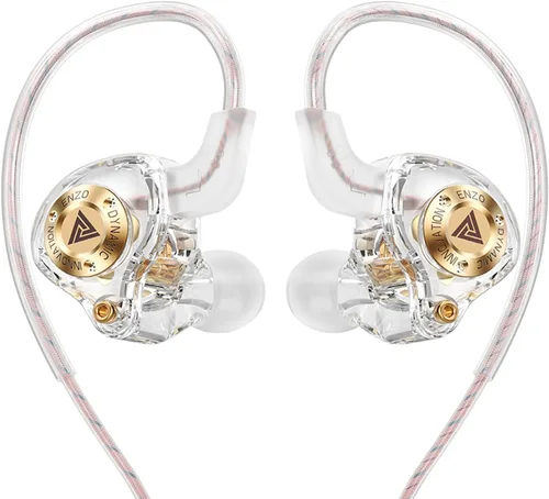 Vista 12 de Piluyaa Auriculares con cable para juegos IEM con 1DD, QKZ ENZO en el oído, auriculares de alta fidelidad, sonido de graves con nuevo controlador