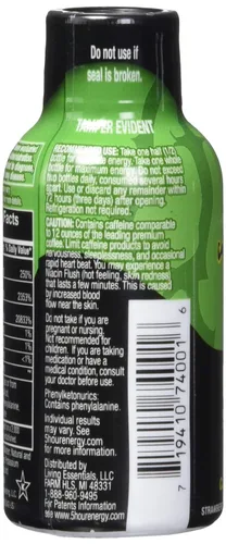 Vista 2 de Living Essentials 5-Hour Energy Extra Strength Strawberry Watermelon Energy Shot Energy Shot 1.93 oz. Botella