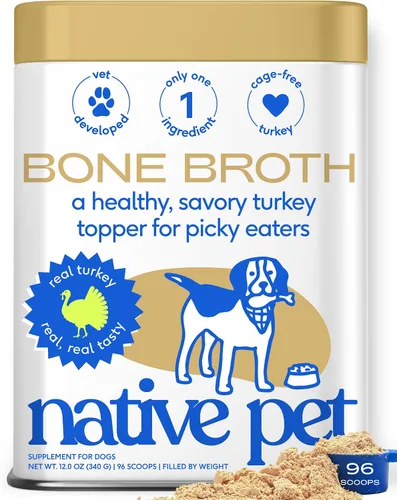 Vista 17 de Native Pet Caldo de Huesos para Perros - Hecho con Caldo de Hueso de Res Real, Complementos Alimenticios para Perros Quisquillosos - Proporciona