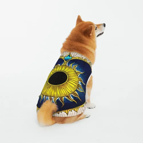 Vista 3 de Chaqueta clásica de ansiedad para perros, ropa cómoda para mascotas para gatos y perros, abrigo solar de corazón de dibujos animados para perros
