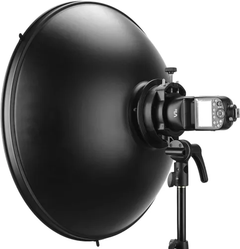 Vista 9 de Godox 2 soportes Flash tipo S con soporte Bowens, mango ajustable en dirección, para Godox V1 AD200Pro II, etc. Flash de cabeza redonda y AD400Pro