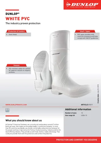 Vista 4 de Dunlop Protective Footwear mens Modern
