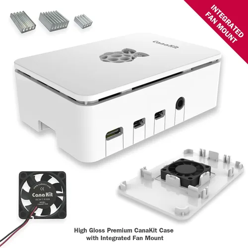 Vista 4 de CanaKit Raspberry Pi 4 Kit completo de inicio de escritorio (4 GB de RAM)