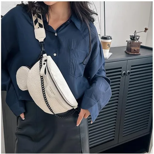 Vista 4 de TOSTOK Bolso cruzado multifuncional pequeño y elegante de moda e informal para mujer