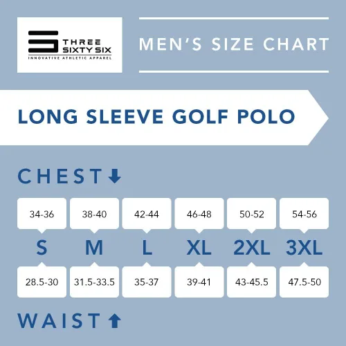 Vista 6 de Camisa de golf de manga larga Dry Fit para hombre, polo de secado rápido, UPF 30, tejido elástico