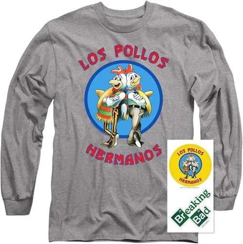 Vista 2 de Popfunk Classic Breaking Bad Los Pollos Camiseta de manga larga y pegatinas