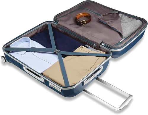 Vista 23 de Samsonite Freeform – Maleta rígida, expandible con ruedas dobles giratorias, Blanco